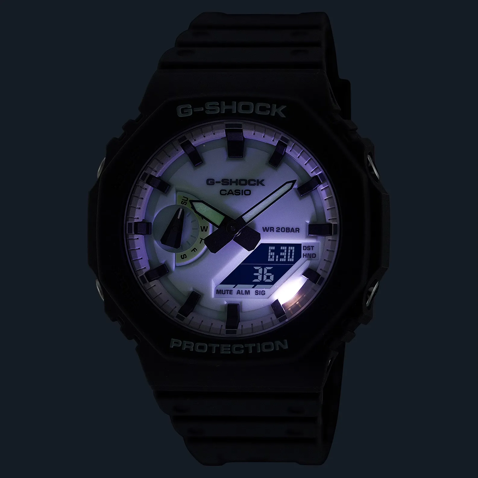 Casio Relogio G-SHOCK GA-2100HD-8ADR Cinza Sint -5-